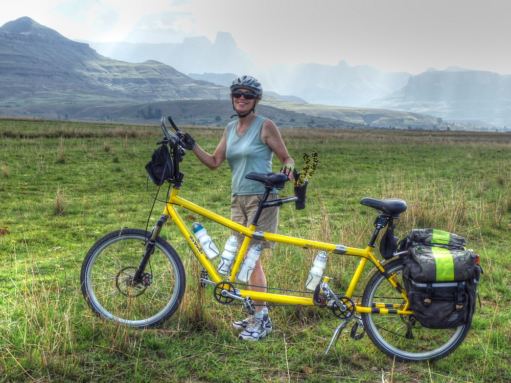 Terry and the Bee, standing in Zulu Country.